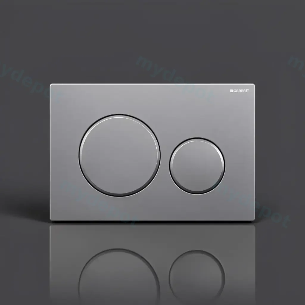 Geberit Sigma20 Chrome Plate With Chrome Trim