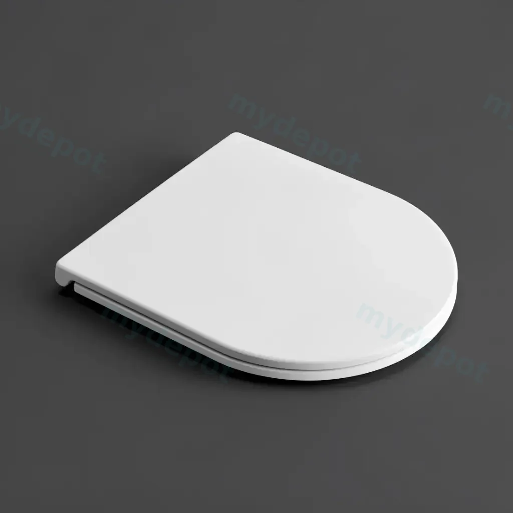 Gloss White Slim Uf Seat Compatible With Rawh,Nowh,Cera,London