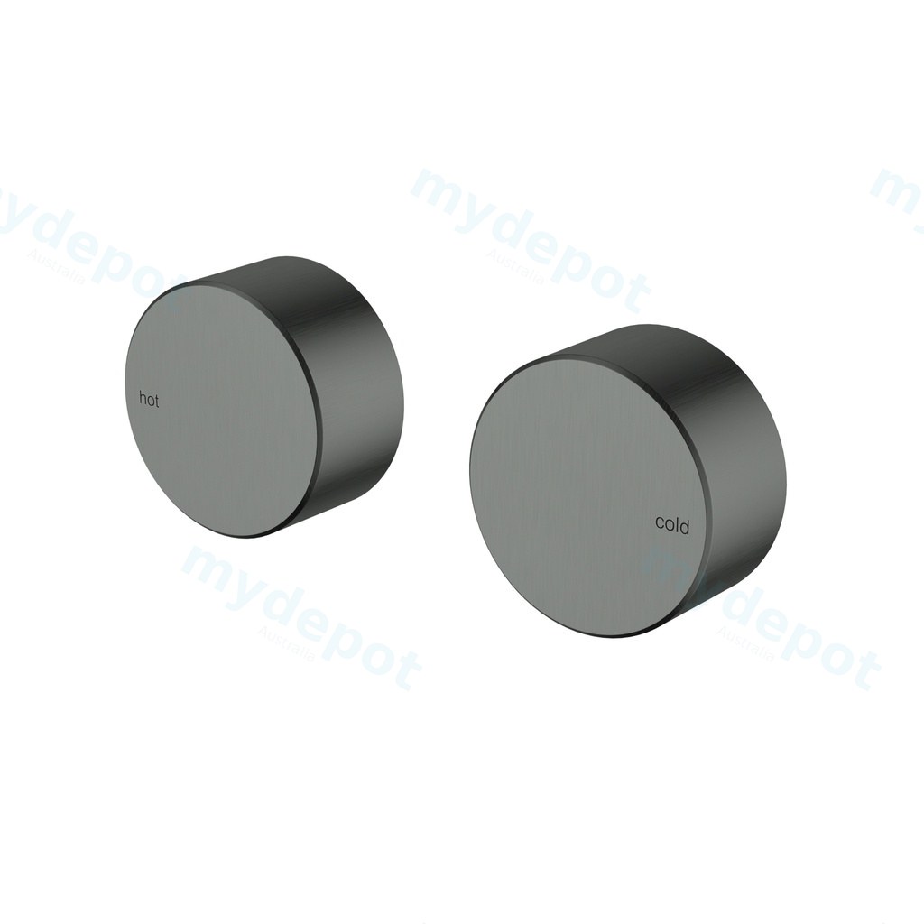Hali 1/4 Turn C/D Wall Top Assembly Gun Metal