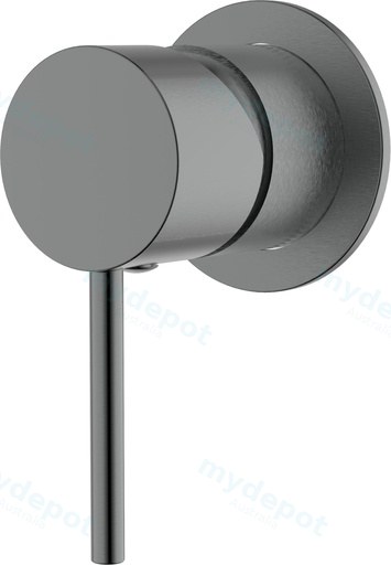 [44422] IKON-Hali Wall Mixer Gun metal with 60mm Cover Plate