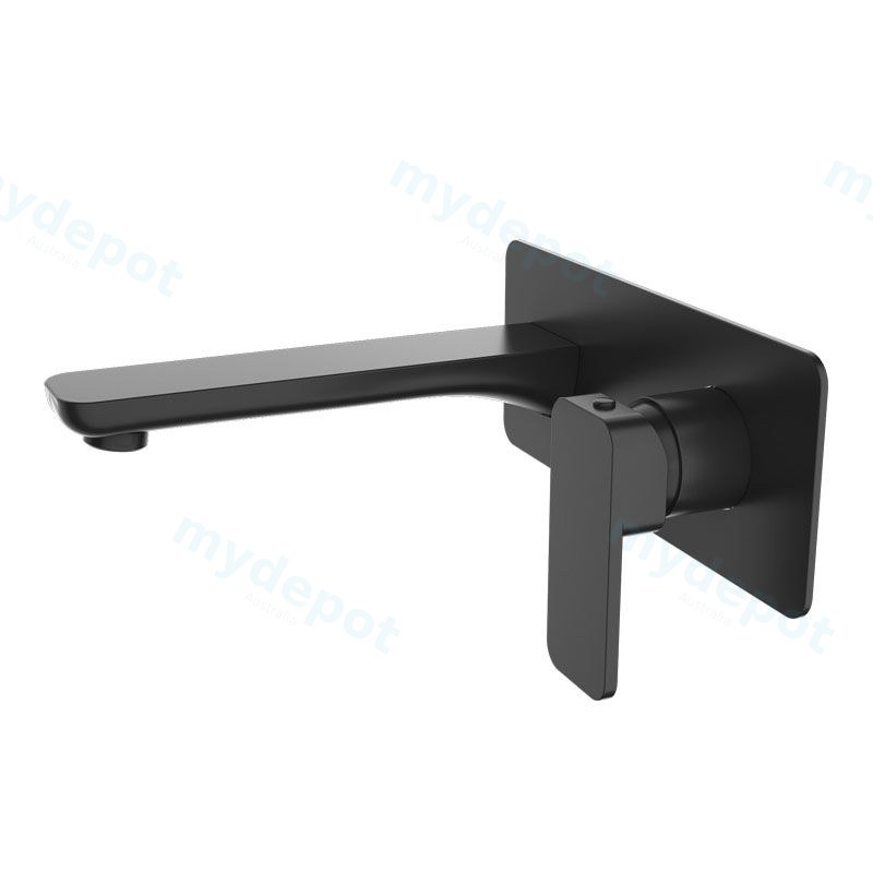 Ivano Black Bathtub/Basin Wall Mixer With Spout(Color Up)(Extension Part)