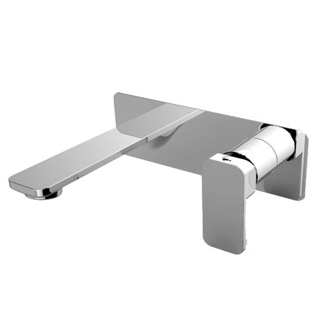 [41114] Ivano Chrome Bathtub/Basin Wall Mixer With Spout(color up)