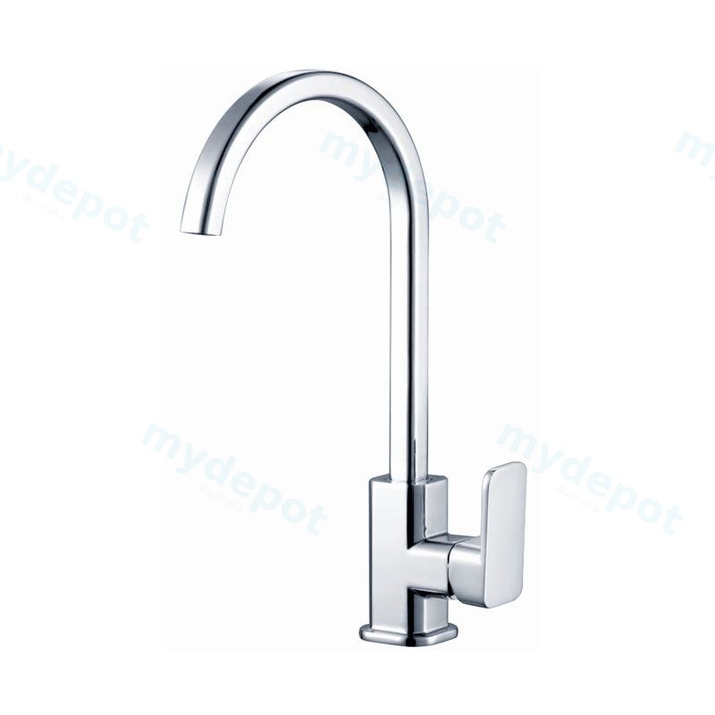 [41110] Ivano Chrome Square Kitchen Mixer