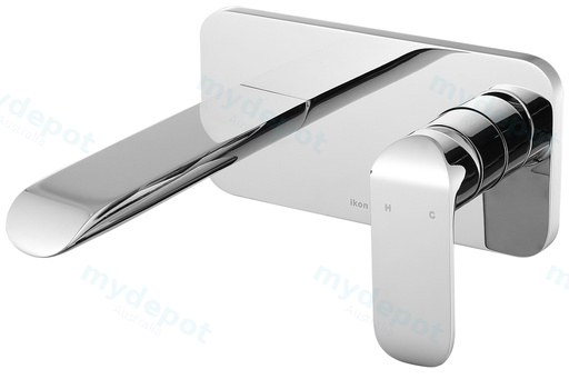Kara Chrome Wall Basin Mixer Lead Free