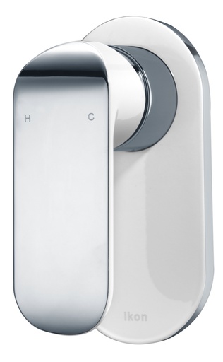 Kara Wall Mixer (Chrome & White)