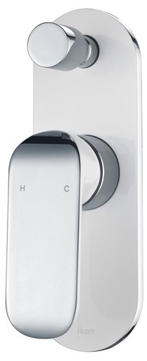 Kara Wall Mixer with Diverter(Chrome & White)