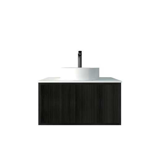 [93318/K75W-BO] Kiama 750mm Bottega Oak One Drawer Wall Hung Vanity Cabinet Only