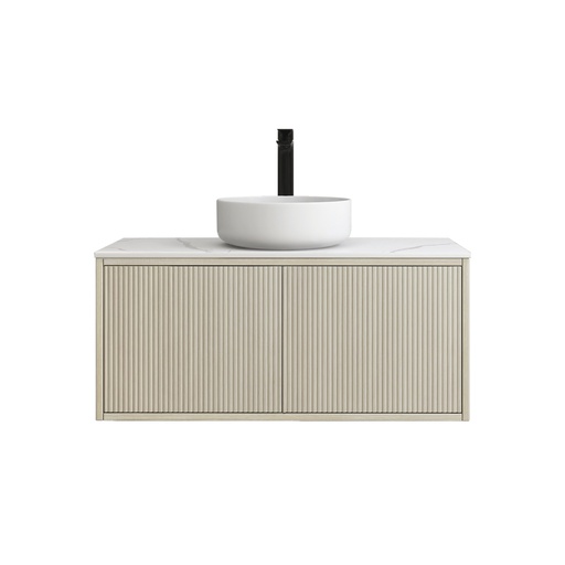 [93273/K95RW-CO] Kiama 900mm Coastal Oak One Right Drawer One Left Door Wall Hung Vanity