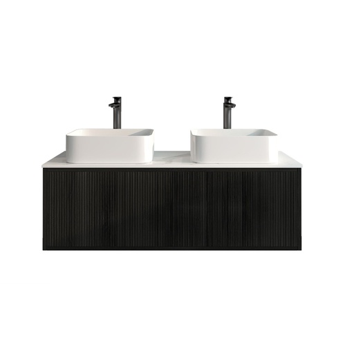 [93329/K1239RW-BO] Kiama Slim 1200mm Bottega Oak One Right Drawer One Left Door Narrow Wall Hung Vanity