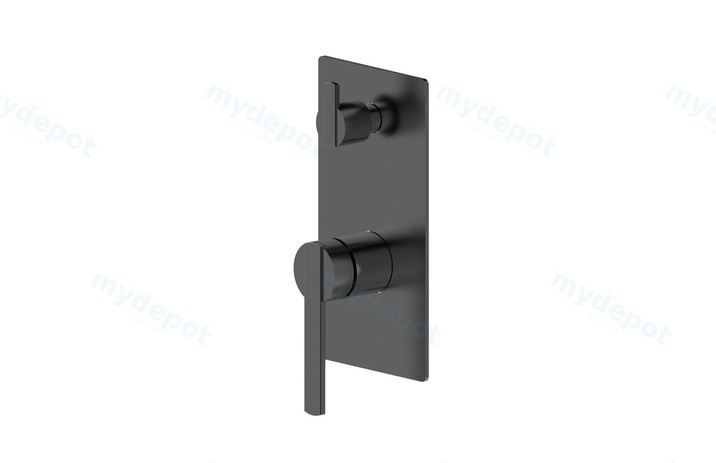Licht Matte Black Shower Divertor Mixer