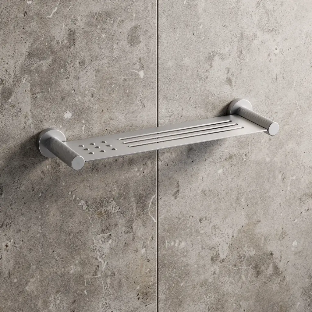 [44735] Linie Metal Shelf Brushed Nickel