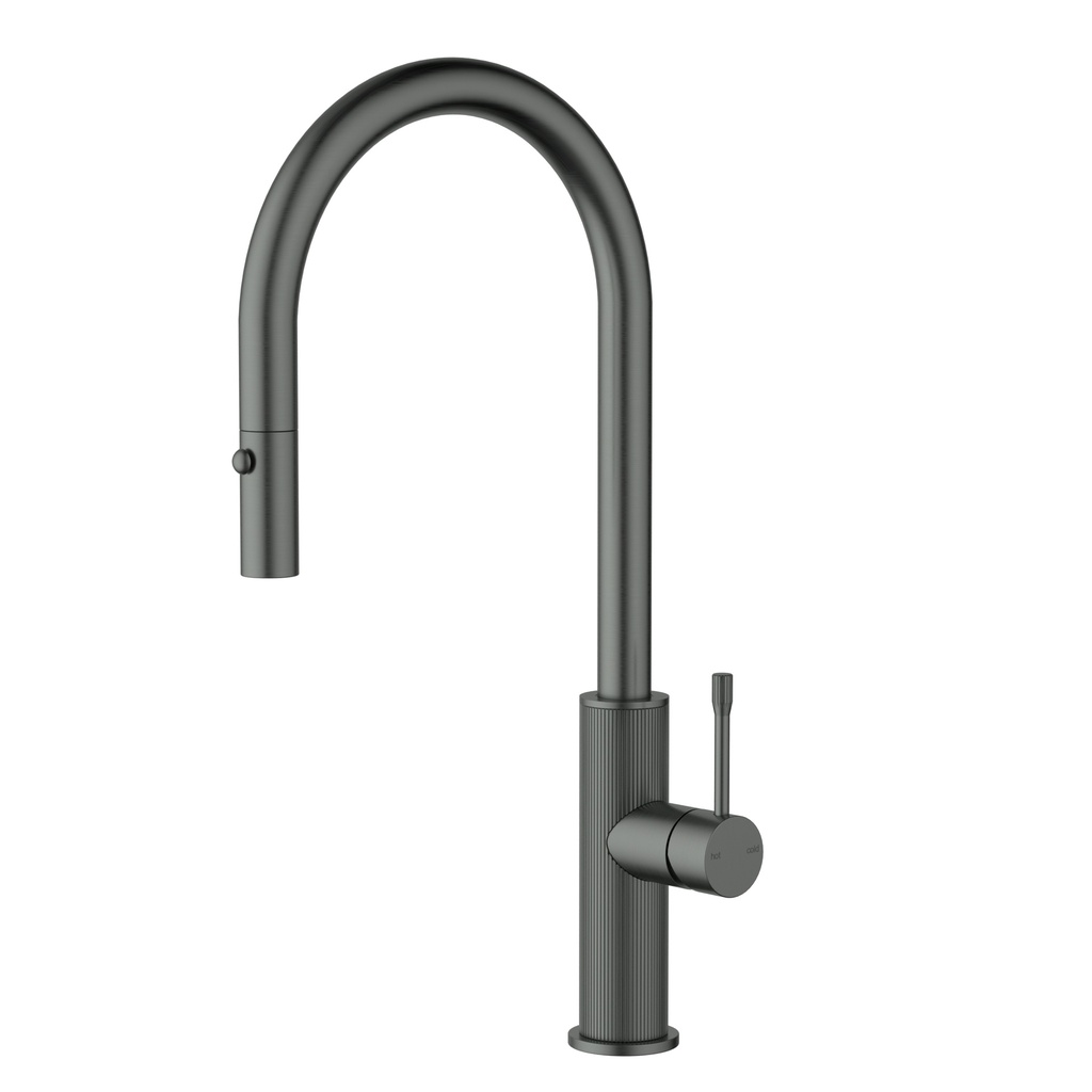 [44821] Linie Pull-Out Sink Mixer Gun Metal