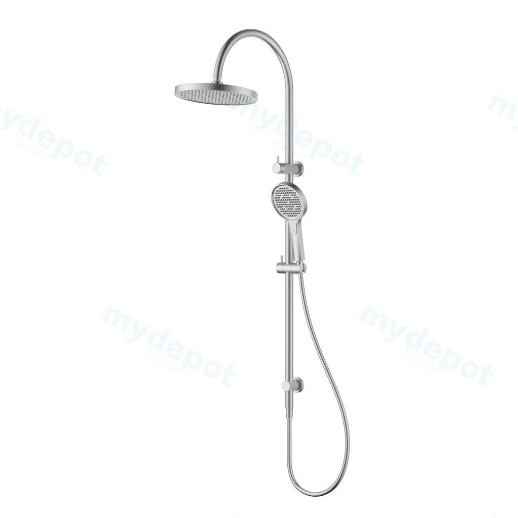 [44745] Linie Round Multi-Function Shower Set 255mm Brushed Nickel