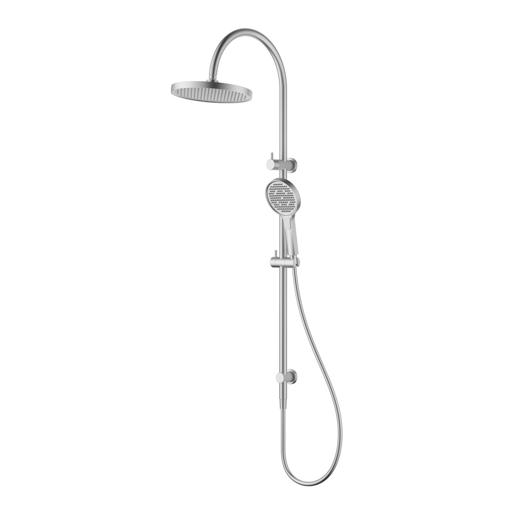 [44745] Linie Round Multi-Function Shower Set 255mm Brushed Nickel