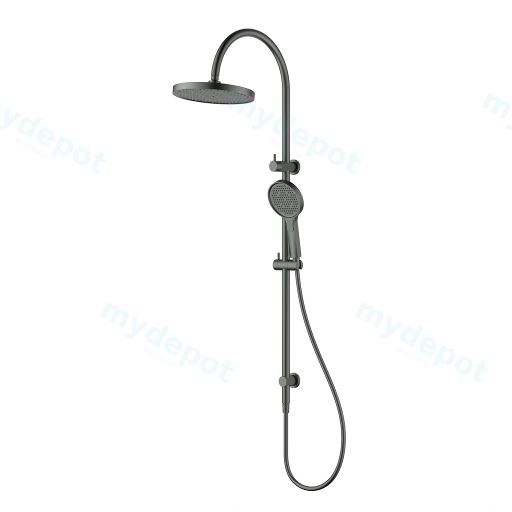 [44746] Linie Round Multi-Function Shower Set 255mm Gunmetal