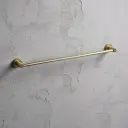 Linie Single Towel Rail 800mm Brushed Gold