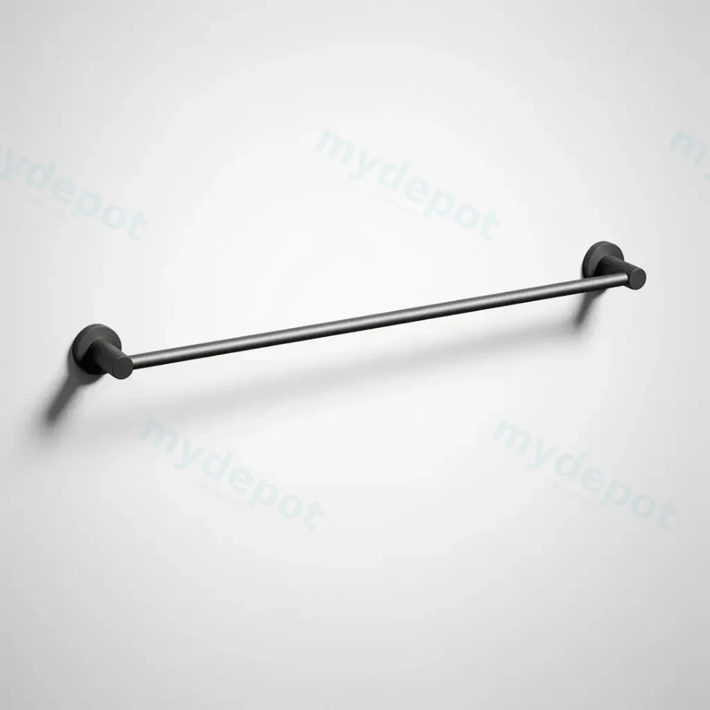 Linie Single Towel Rail 800mm Gun Metal