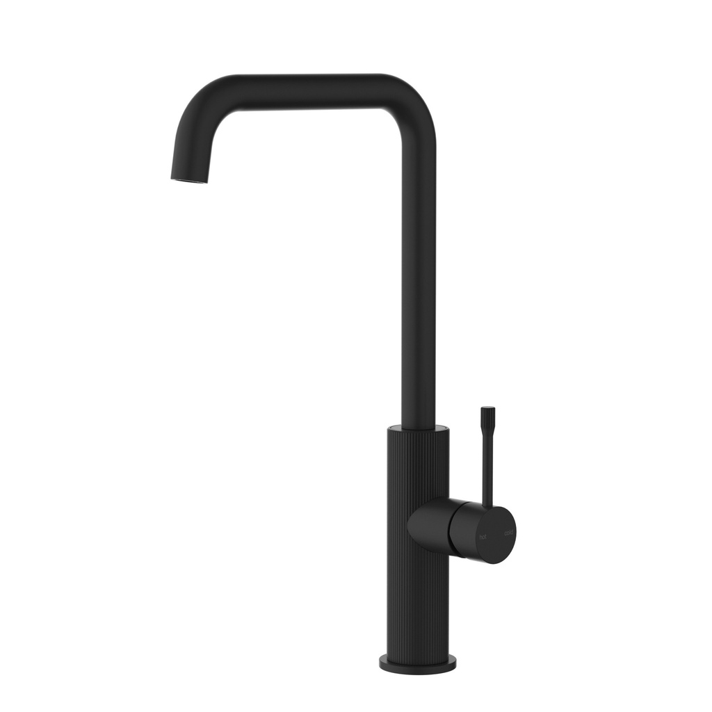 [44631] Linie Squareneck Sink Mixer Matt Black