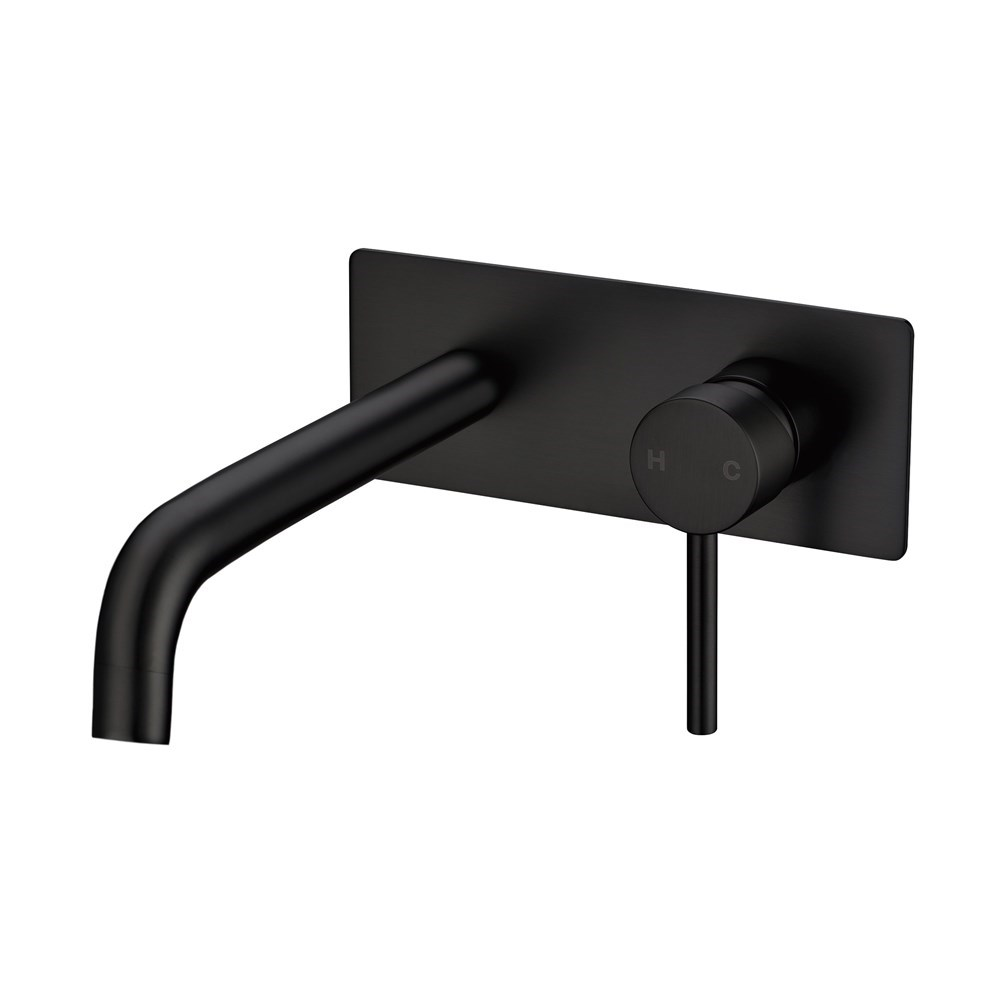 [41497] Lucid Pin Black Spout Mixer