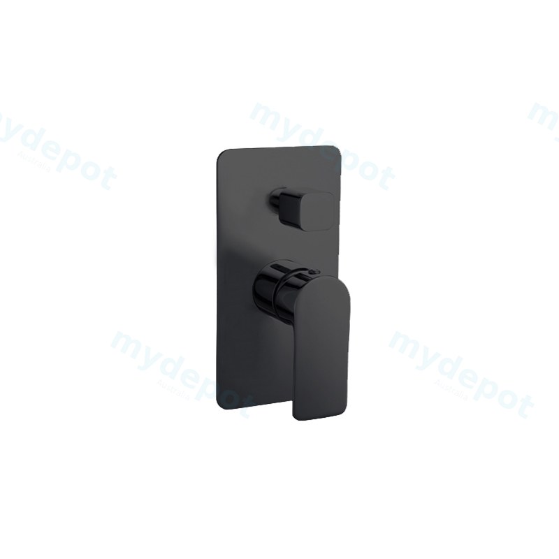 Luxus Shower Diverter Mixer Matte Black Trim Kit