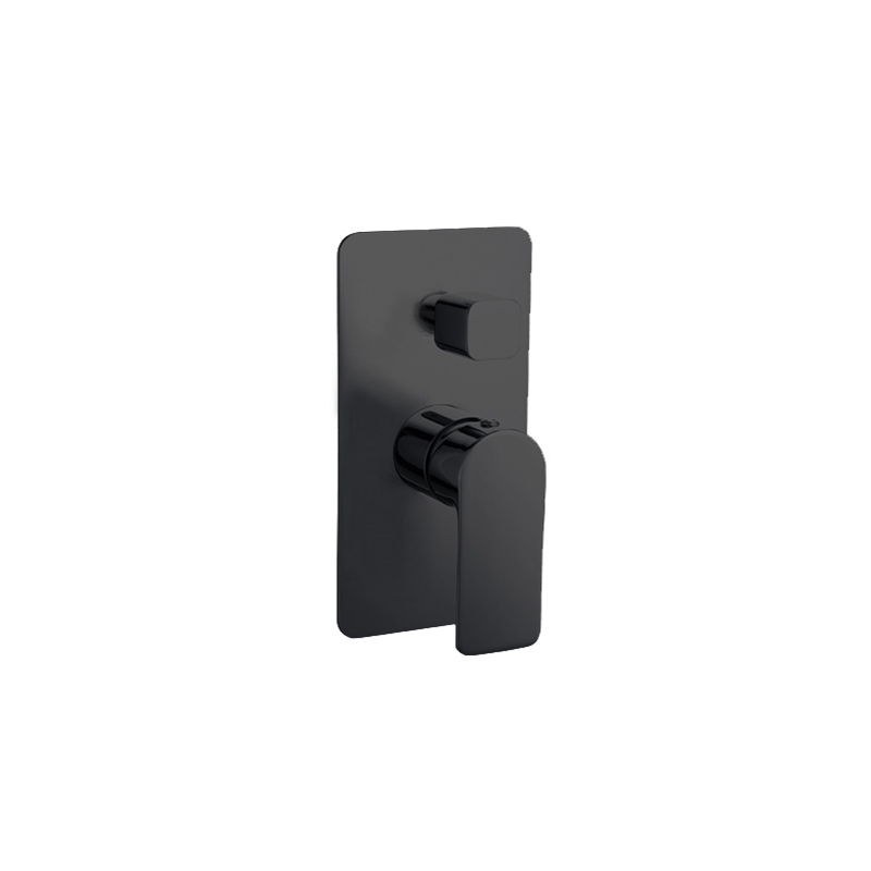 [55310] Luxus Shower Diverter Mixer Matte Black Trim Kit