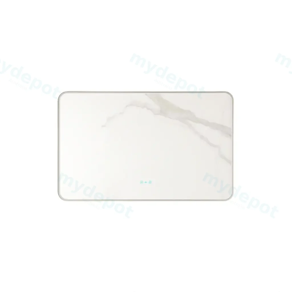 [50613] Maia Series 1200x750x45mm Gun Metal Square LED Mmirror