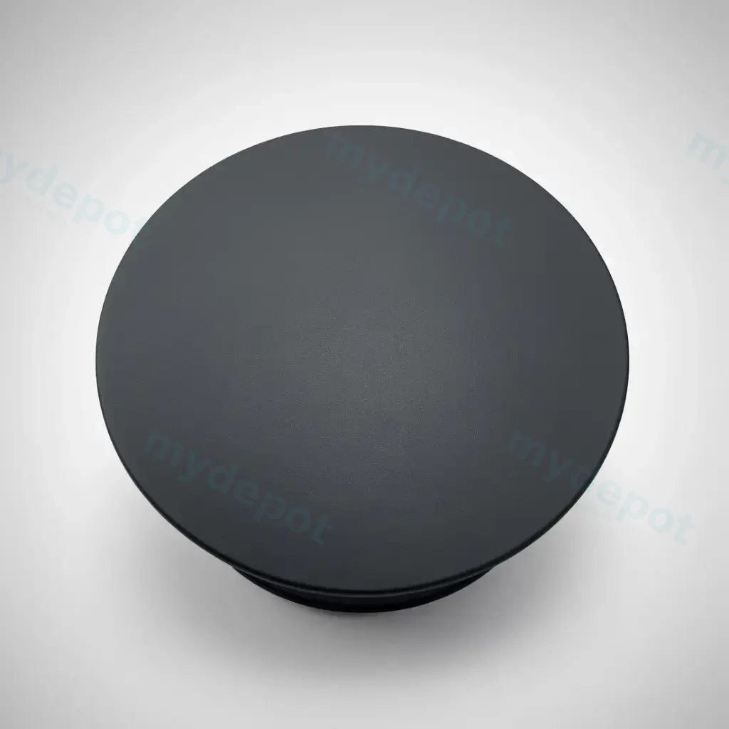 [50265] Matt Dark Grey Ceramic Cap For Pop-Up Waste