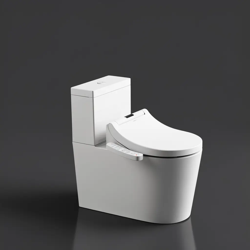 [71004/TSC-1] Nana Smart Toilet Seat Cover Wash & Dry Electric Bidet Toilet Seat (Hygeinec product not refundable if box opened)