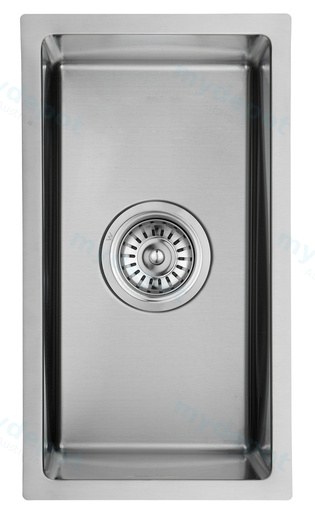 [43031] New Cora Above / Undermount Sink 240 x 440 x 200mm(304 Stainless Steel)