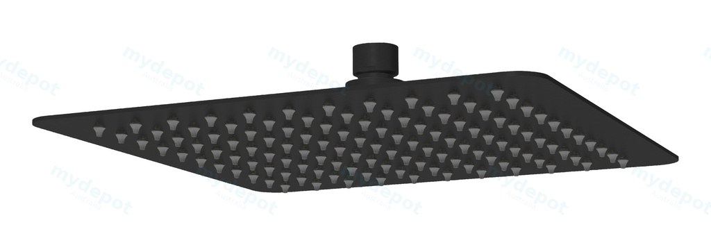 [44402] Nova Square Overhead Shower 250mm,Matt Black