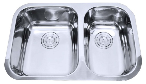 [43130] Otus 1 & 1/2 Bowl Undermount Sink Undermount No Tap Hole 710 x 456 x 178mm(304 Stainless Steel)