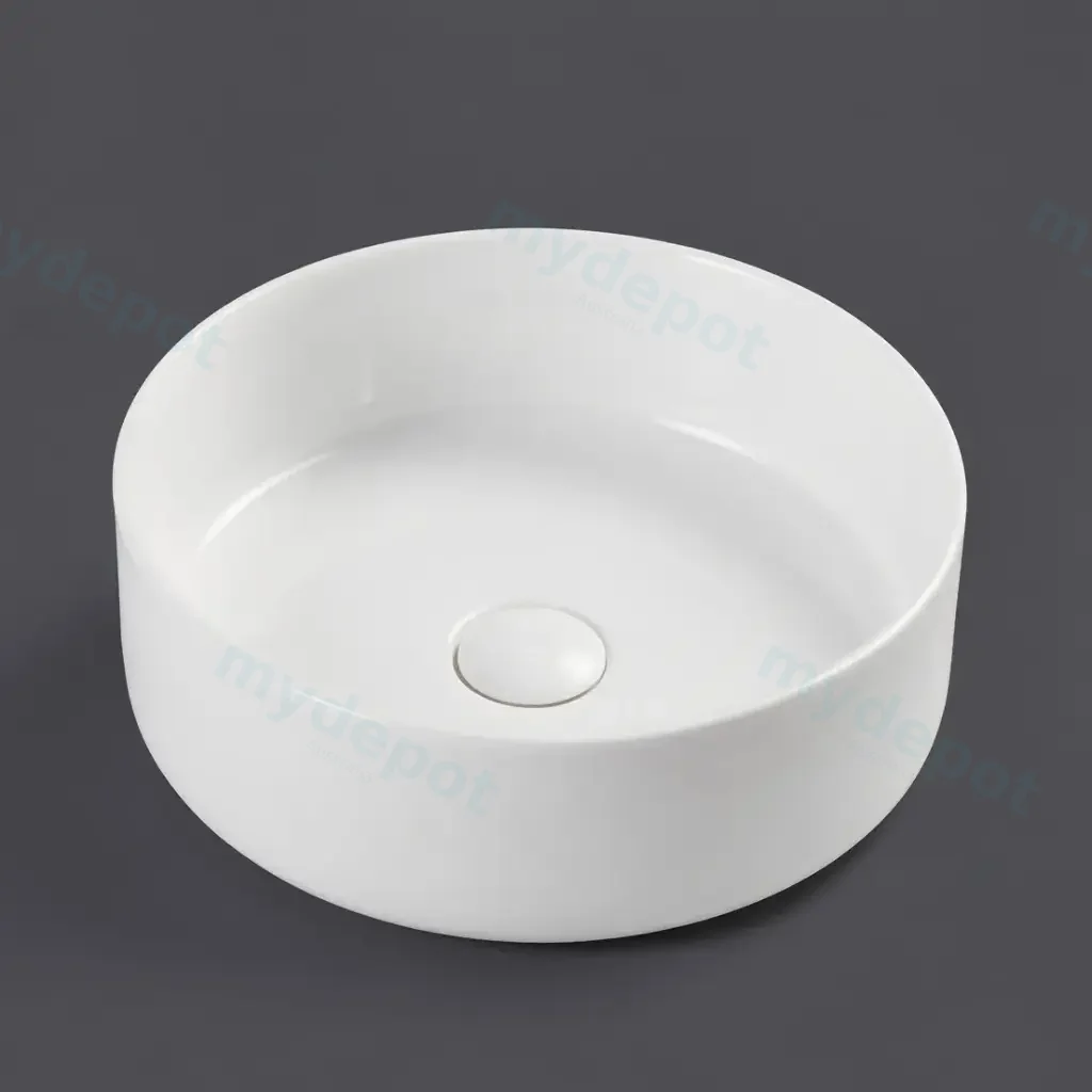 [44619] Otus Countertop Art Basin Matt White