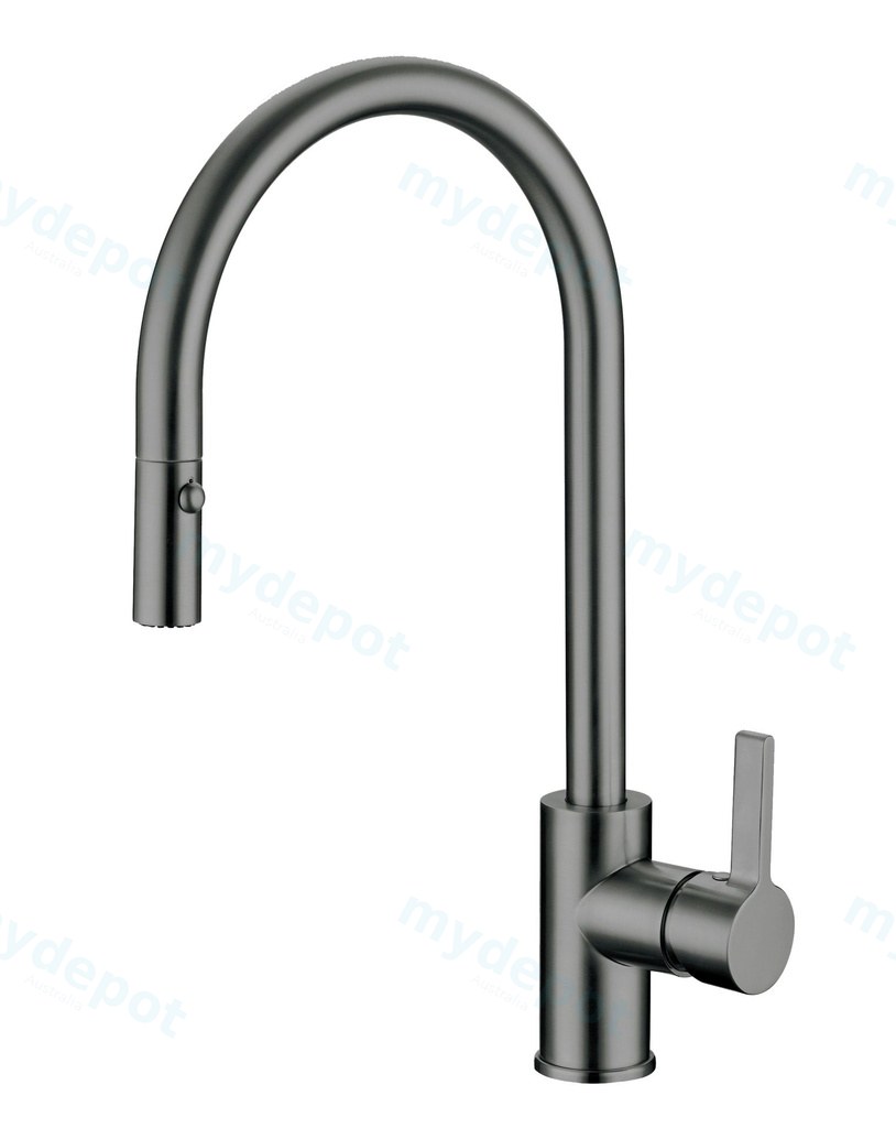 Otus New Pull Out Sink Mixer Gun Metal Lead Free