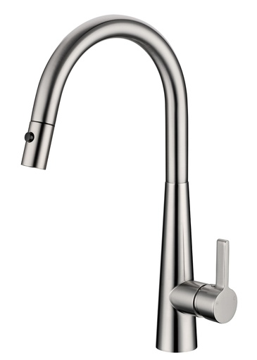 [43794] Otus Pull Out  Sink Mixer Brushed Nickel Lead Free
