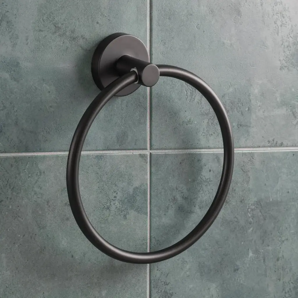 [43663] Otus Round Towel Ring(Gunmetal)