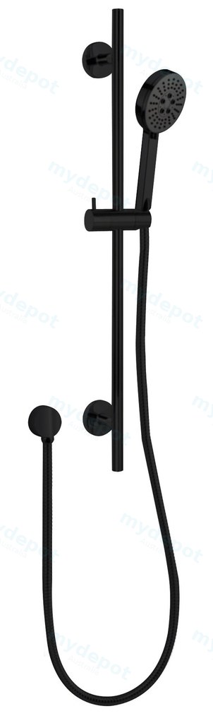 Otus Sliding rail shower set(Matt Black)