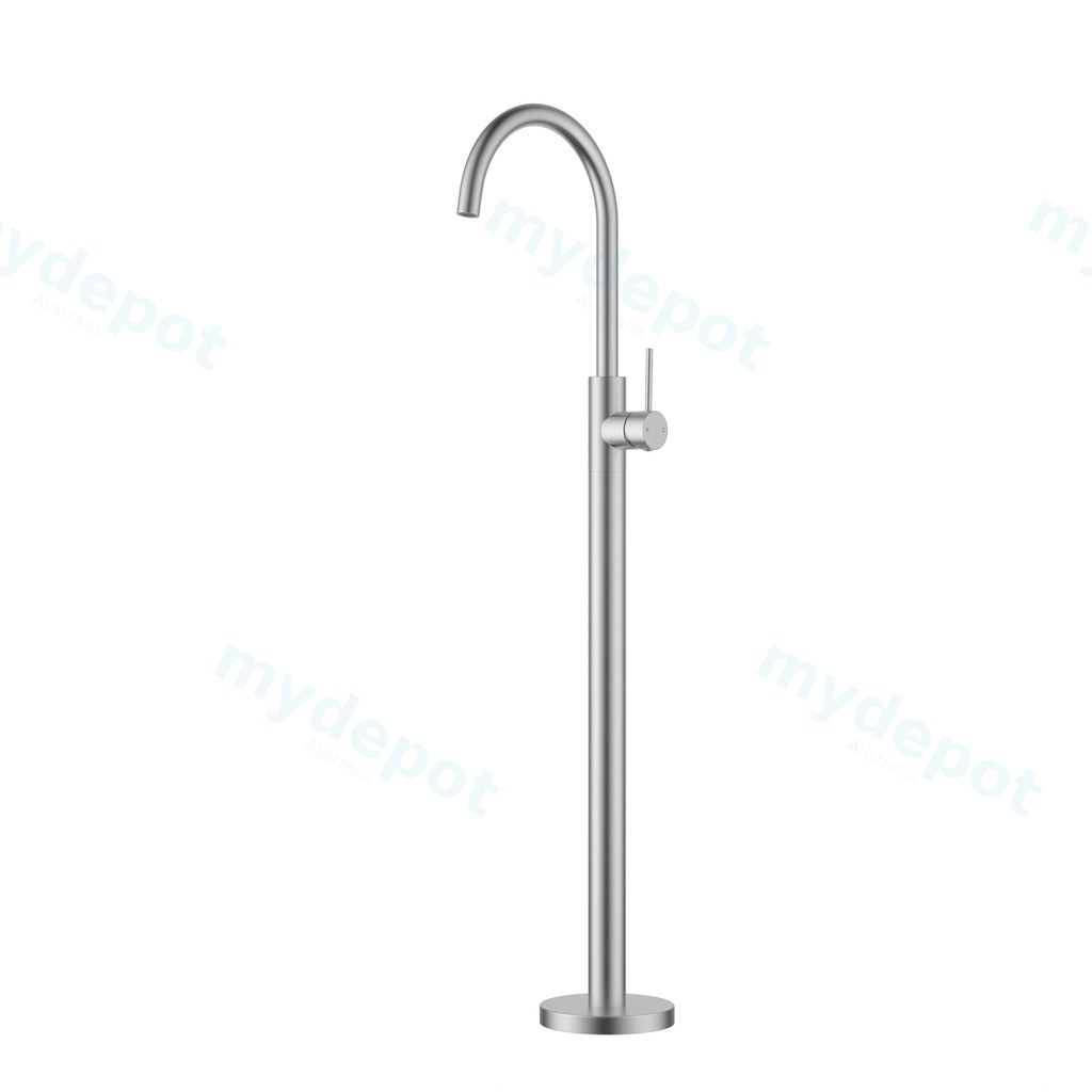Otus Slimline  FreeStanding Bath Mixer Brushed Nickel