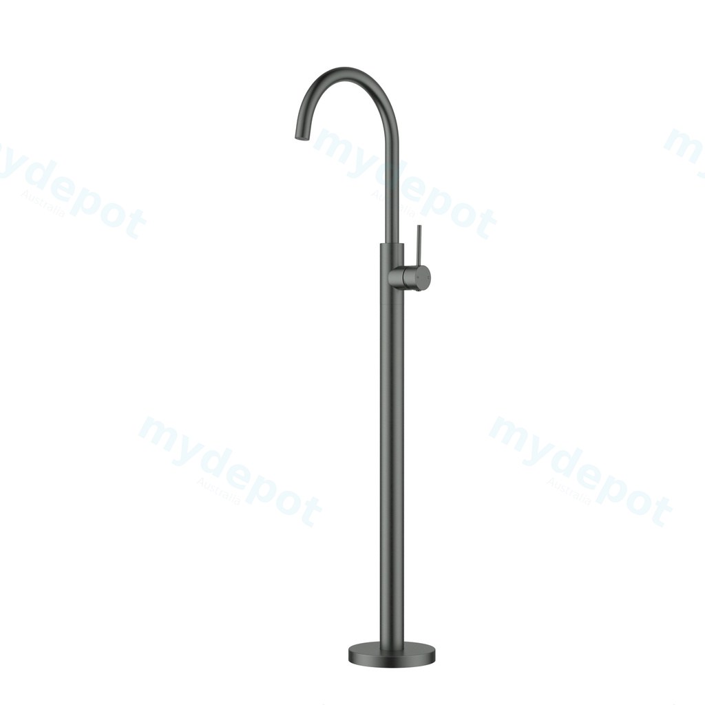 Otus Slimline  FreeStanding Bath Mixer Gun Metal