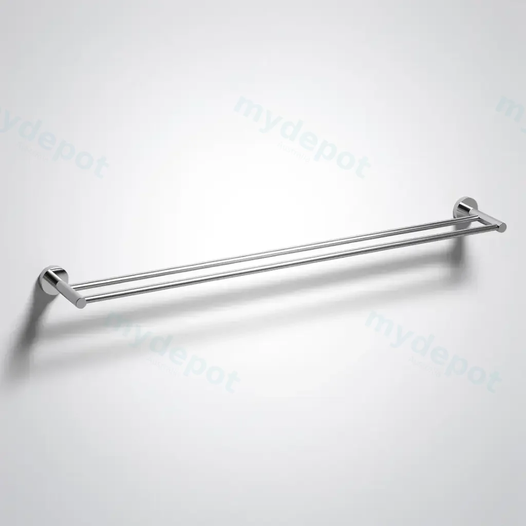 [44503] Otus Slimline Double Towel Rail 900mm Chrome