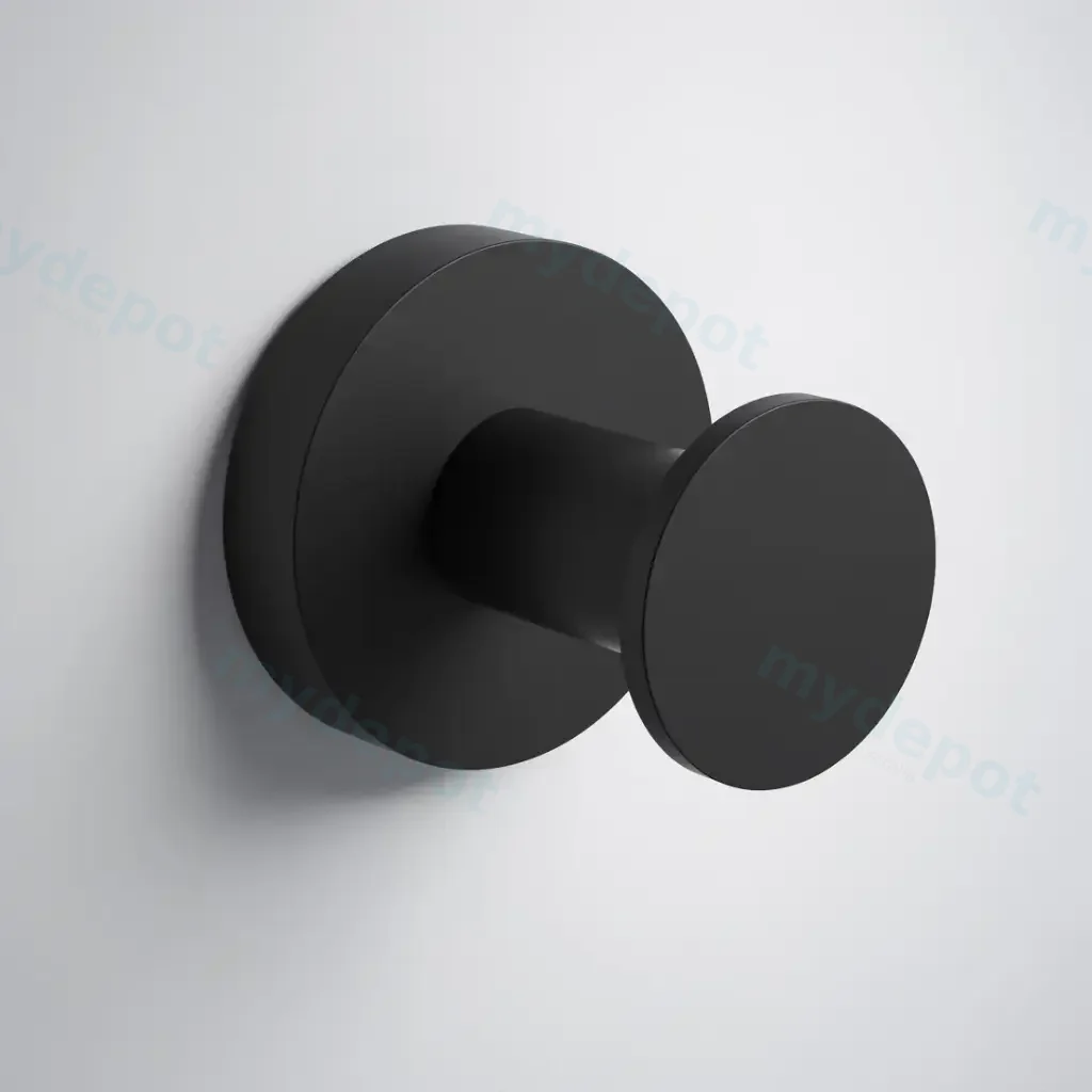 [44539] Otus Slimline Robe Hook Matt Black