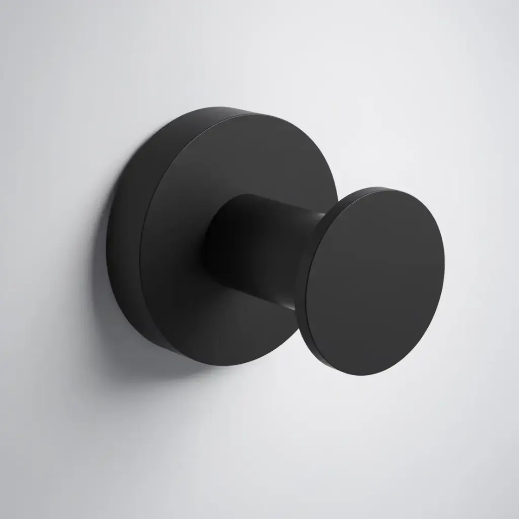 Otus Slimline Robe Hook Matt Black