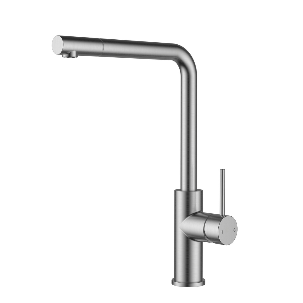 [44913] Otus Slimline SS Pull-Out Sink Mixer Brushed Stainless Steel