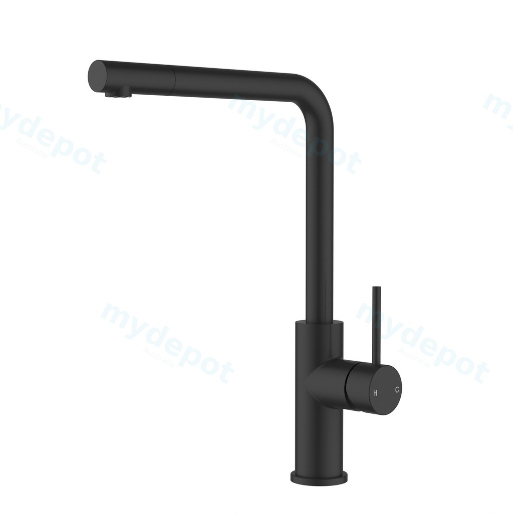 [44915] Otus Slimline SS Pull-Out Sink Mixer Matt Black