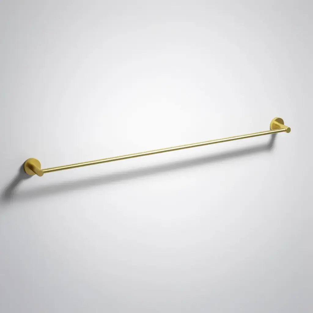 [44510] Otus Slimline Single Towel Rail 900mm Brushed Gold