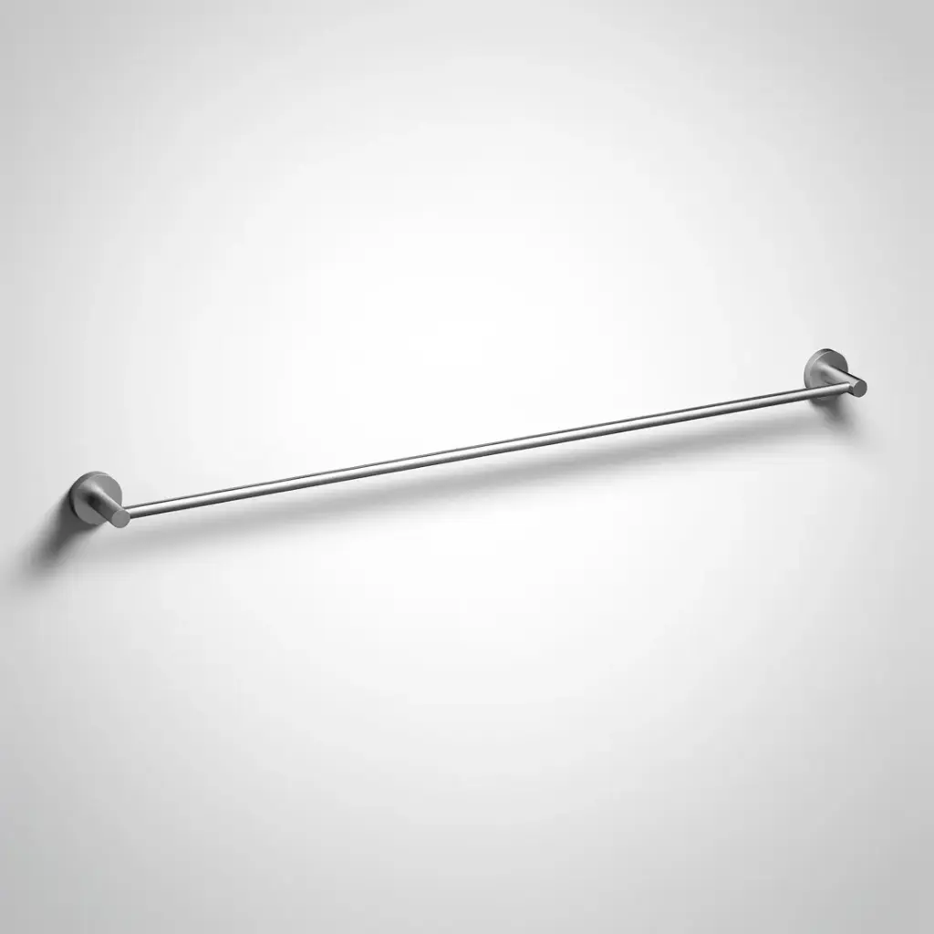 [44507] Otus Slimline Single Towel Rail 900mm Brushed Stainless Steel