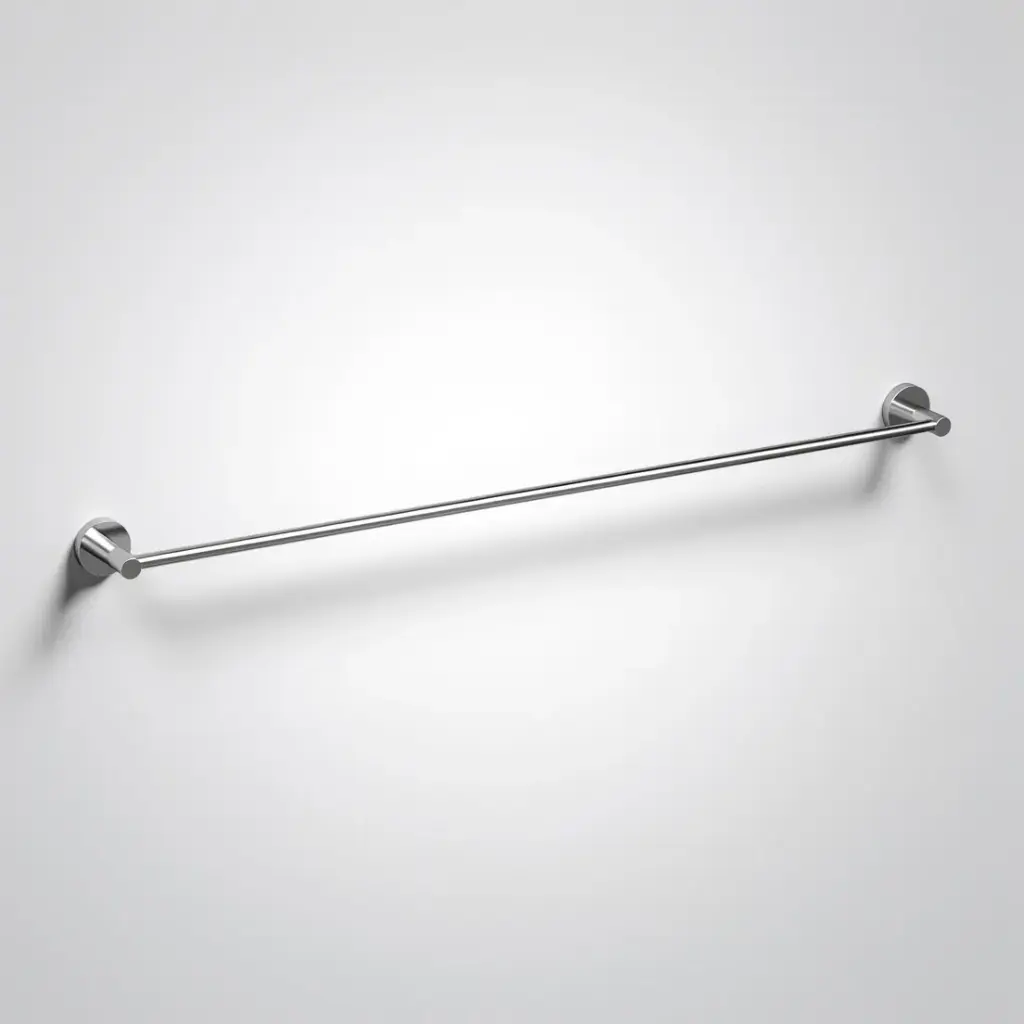 Otus Slimline Single Towel Rail 900mm Chrome