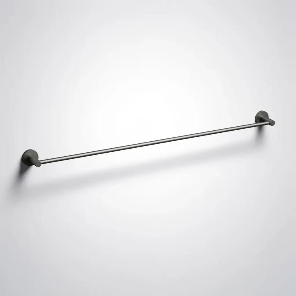 [44511] Otus Slimline Single Towel Rail 900mm Gun Metal