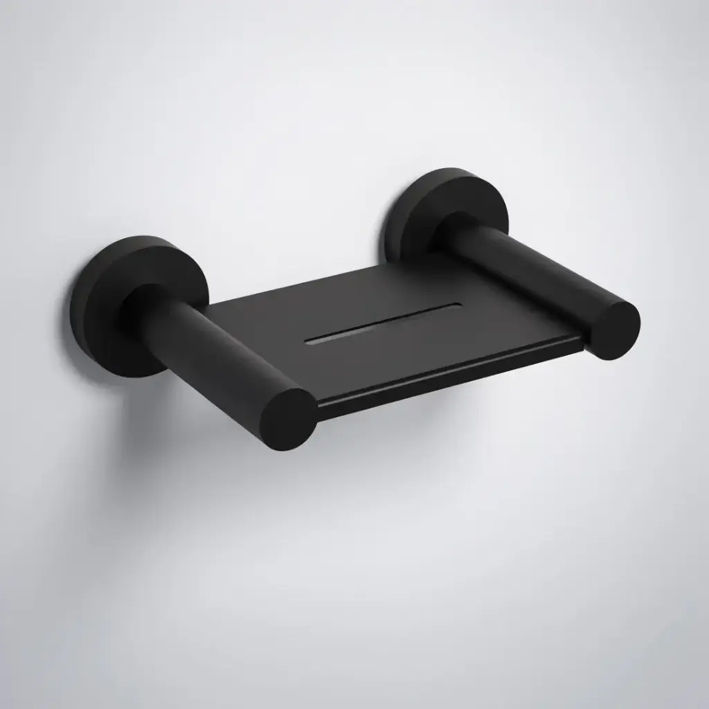 [44524] Otus Slimline Soap Holder Matt Black