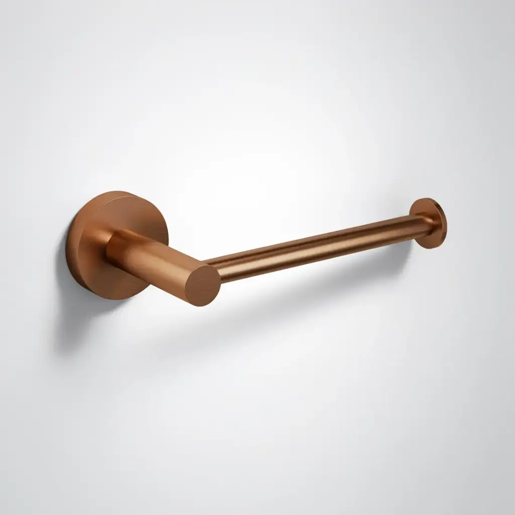 [44767] Otus Slimline Toilet Paper Holder Brushed Copper