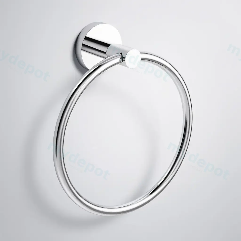 Otus Slimline Towel Ring Chrome